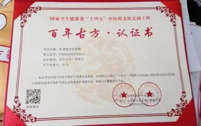 恭贺著名新时代国医名师——向飞荣获国医百科官网“国医泰斗”称号